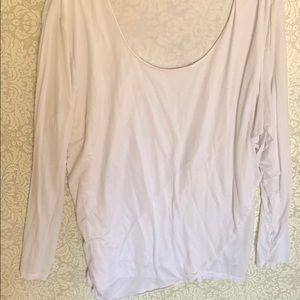 Athleta 2x soft cotton long-sleeved top